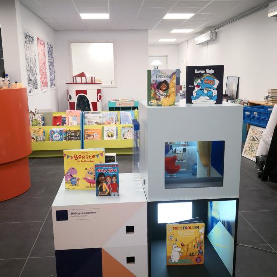Børneområdet på Nørremarken Bibliotek