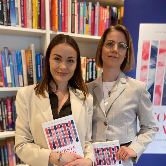 Portrætfoto af Agnete Wismer og Kirstine Biltoft-Knudsen