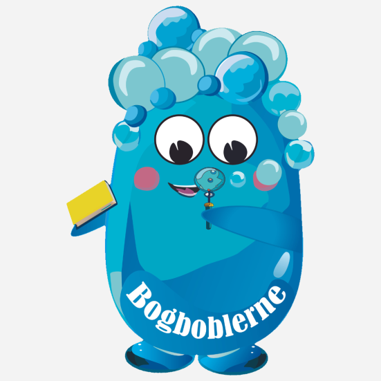 Bogbobleres logo.