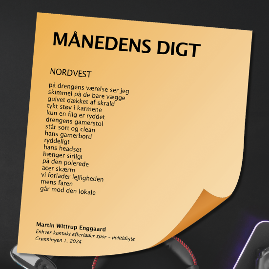 Digt af Martin Wittrup Enggaard