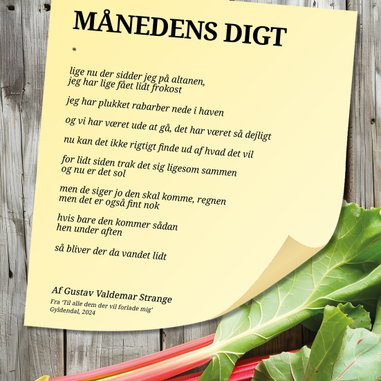 Digt af Gustav Valdemar Strange