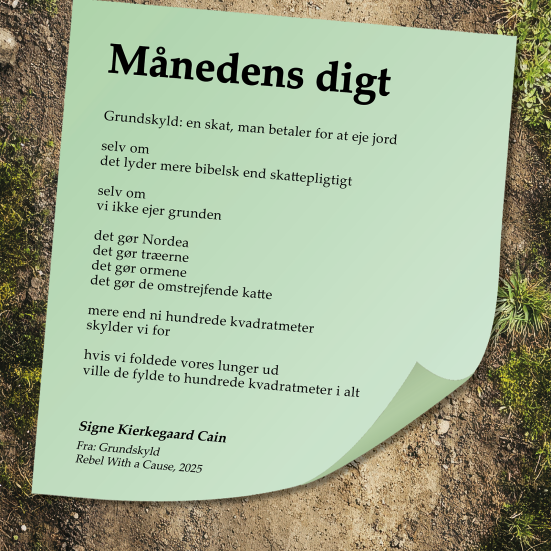 Digt af Signe Kierkegaard Cain