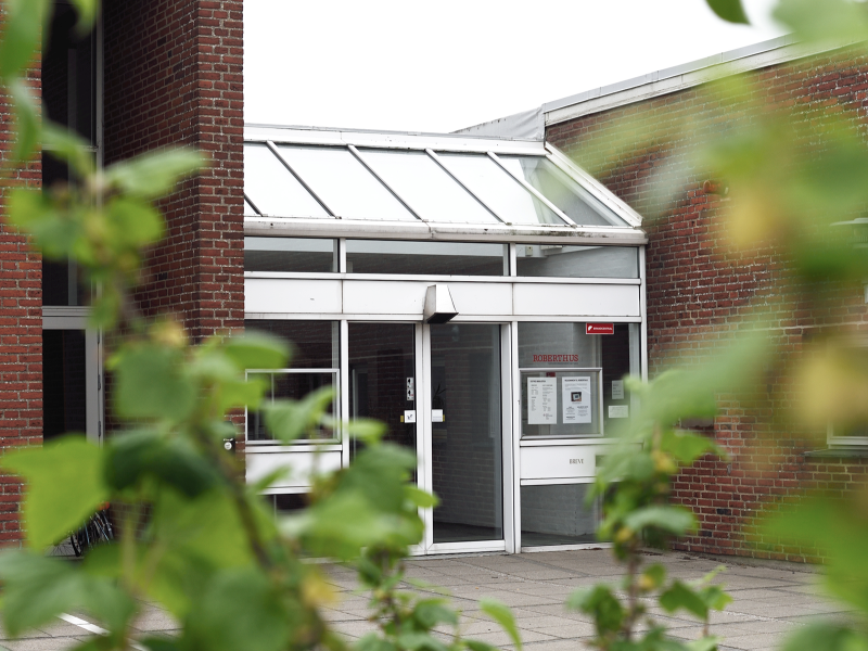 Indgangen til Roberthus i Egtved.
