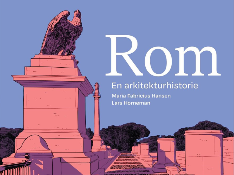 Forsiden af bogen 'Rom: en arkitekturhistorie'.