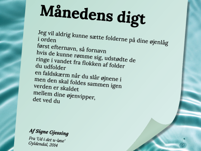 Digt af Signe Gjessing