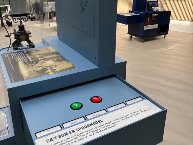 Foto fra udstillingen "AI & DIG".