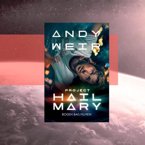 Bogforsiden Hail Mary med foto af Ryan Gosling fra filmen
