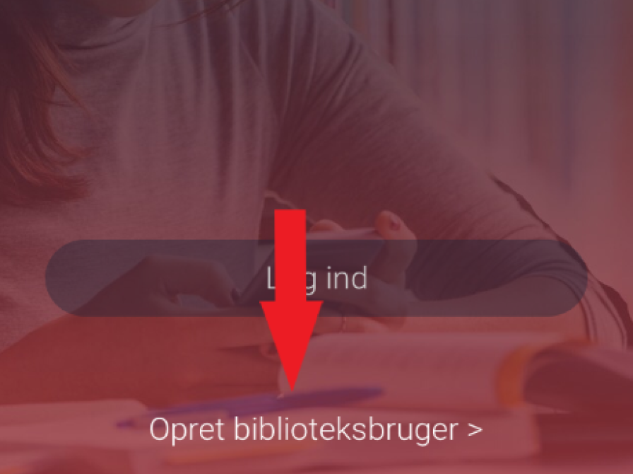 Opret biblioteksbruger i appen