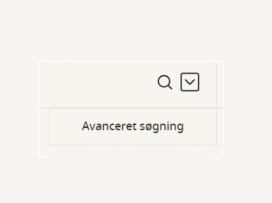 Avanceret søgning