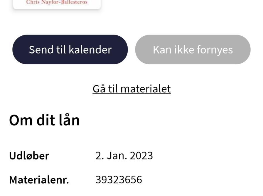 Bliv mindet om aflevering i kalender