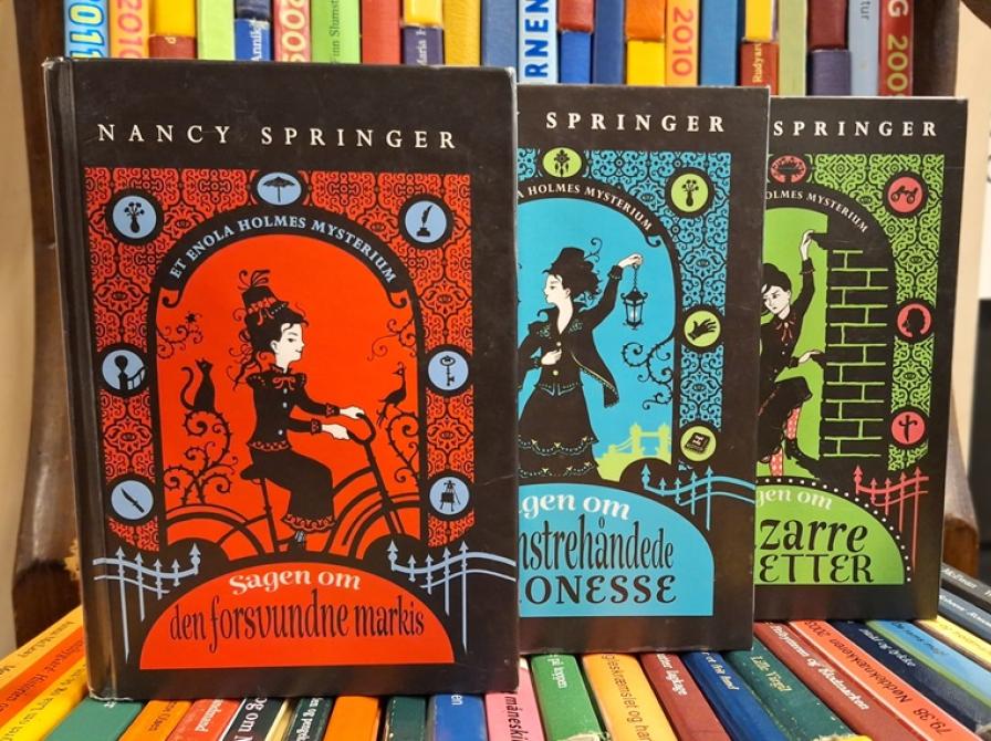 Enola Holmes bøgerne