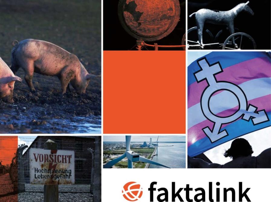 Faktalinks logo og verdensbilleder