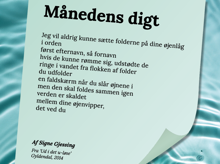 Digt af Signe Gjessing