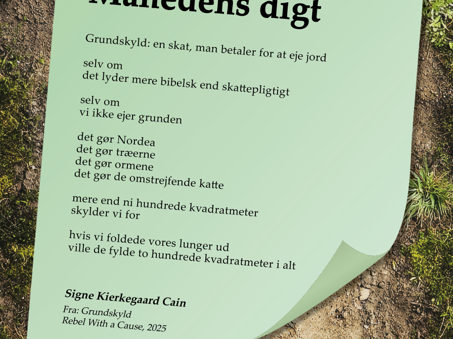 Digt af Signe Kierkegaard Cain