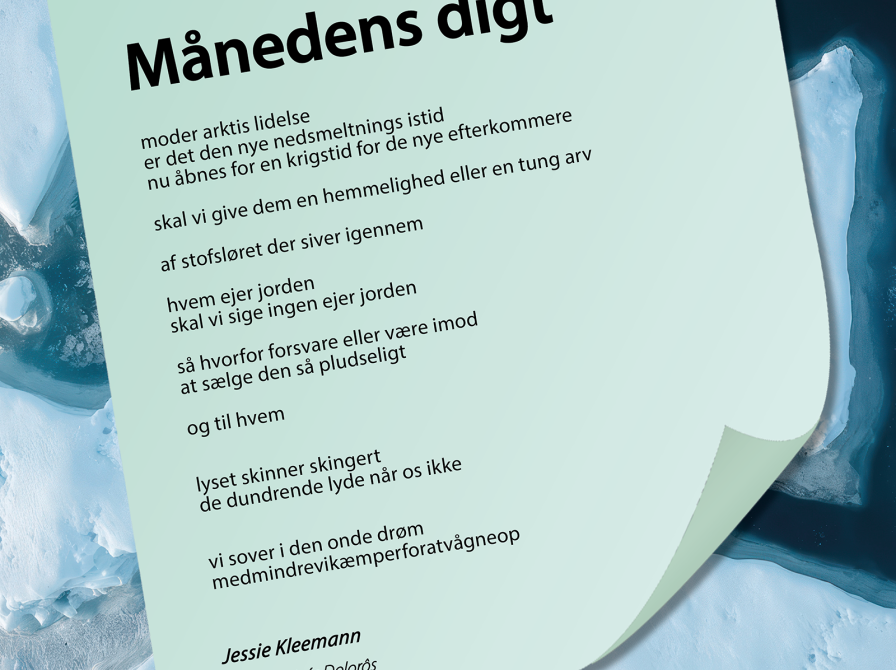 Digt af Jessie Kleemann