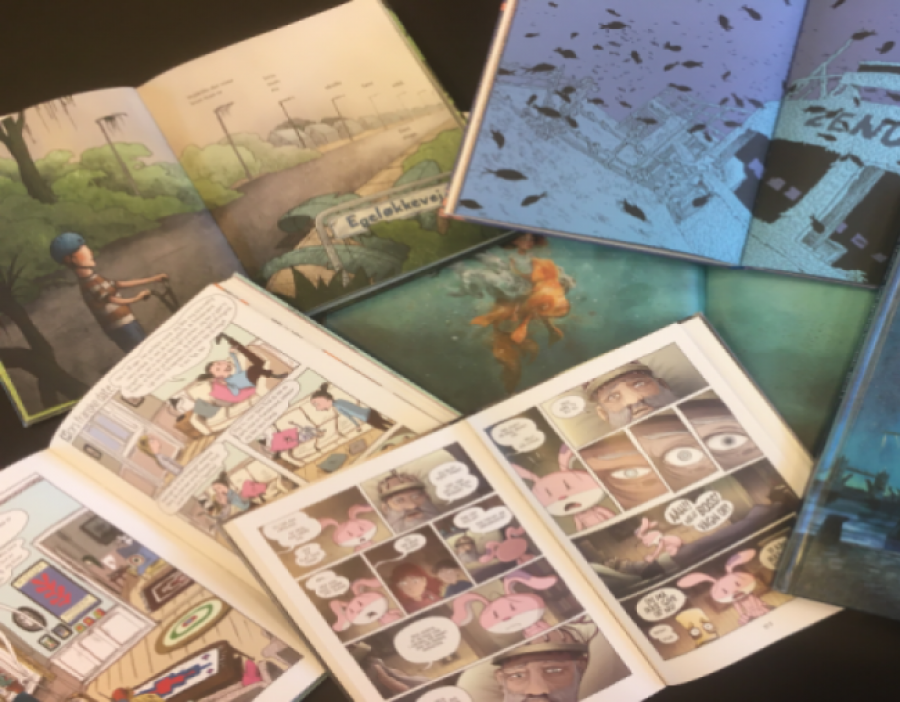 Opslåede eksempler på graphic novels for børn