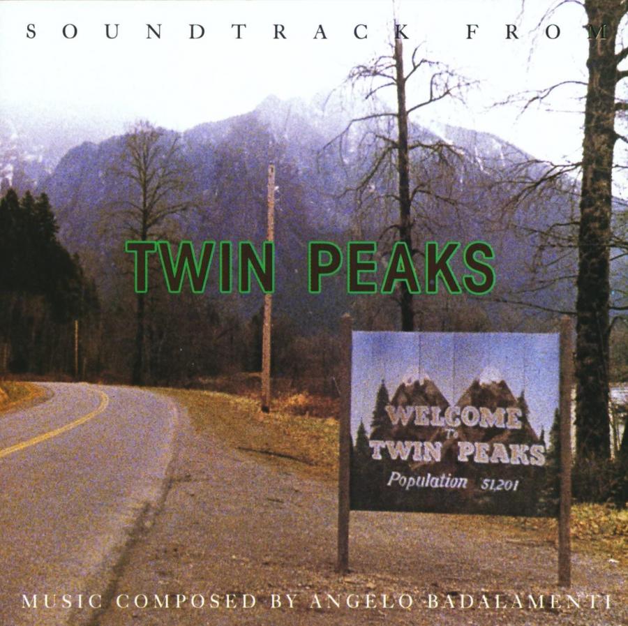 Forside på Badalamentis musik til Twin Peaks