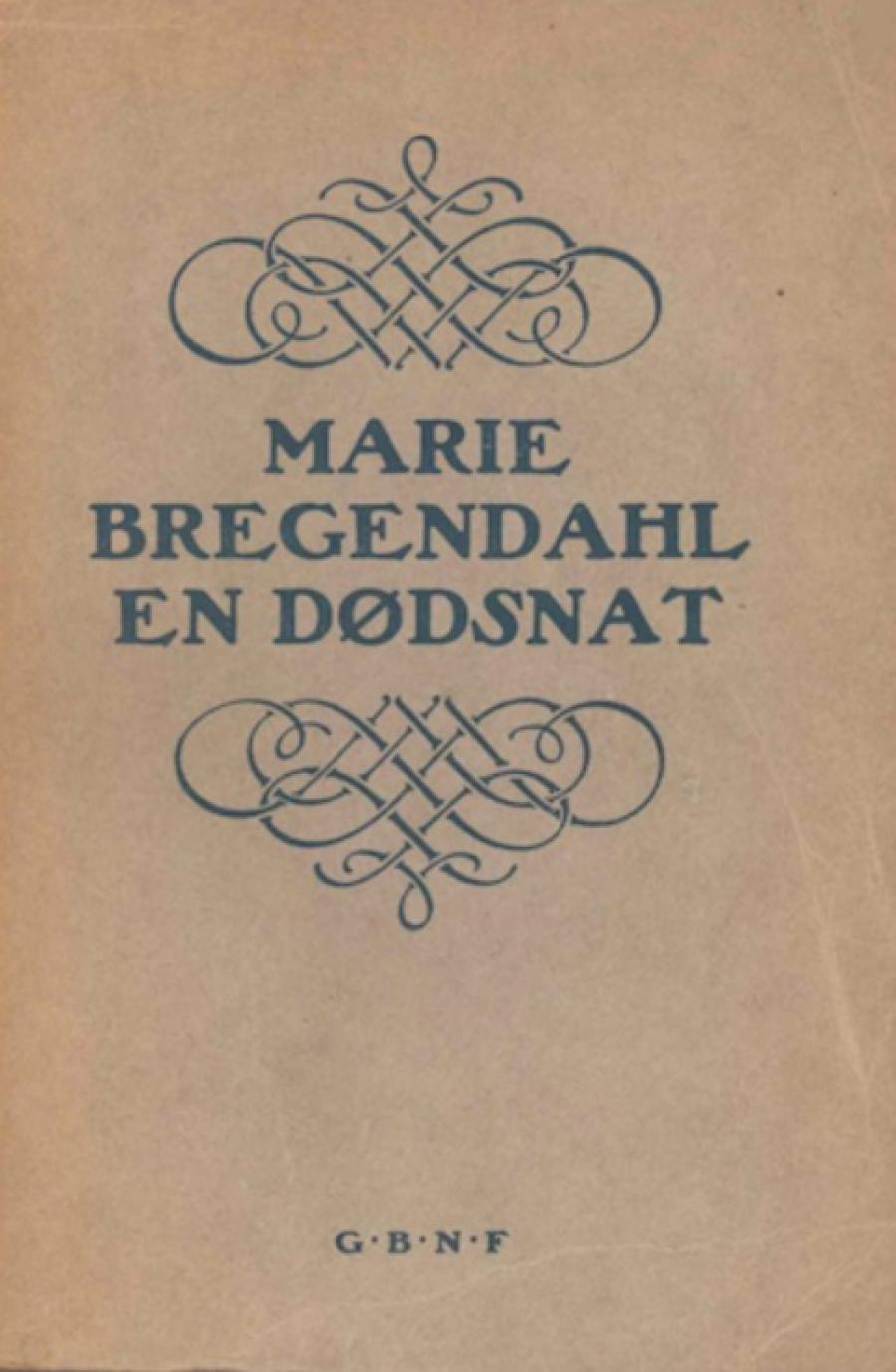 Marie Bregendal En dødsnat forside