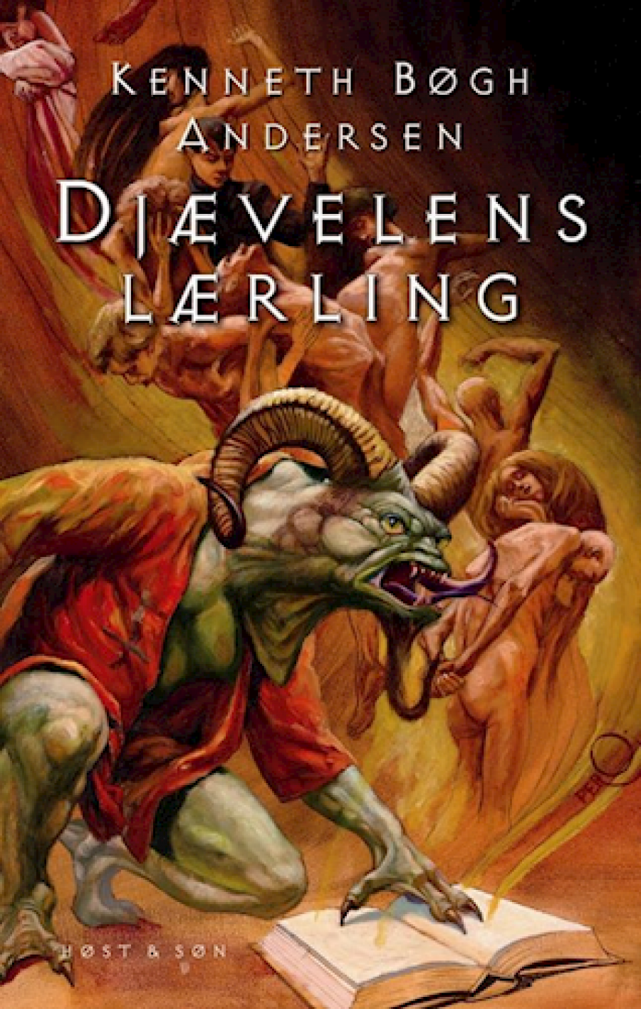 Forsiden af bogen "Djævelens lærling".