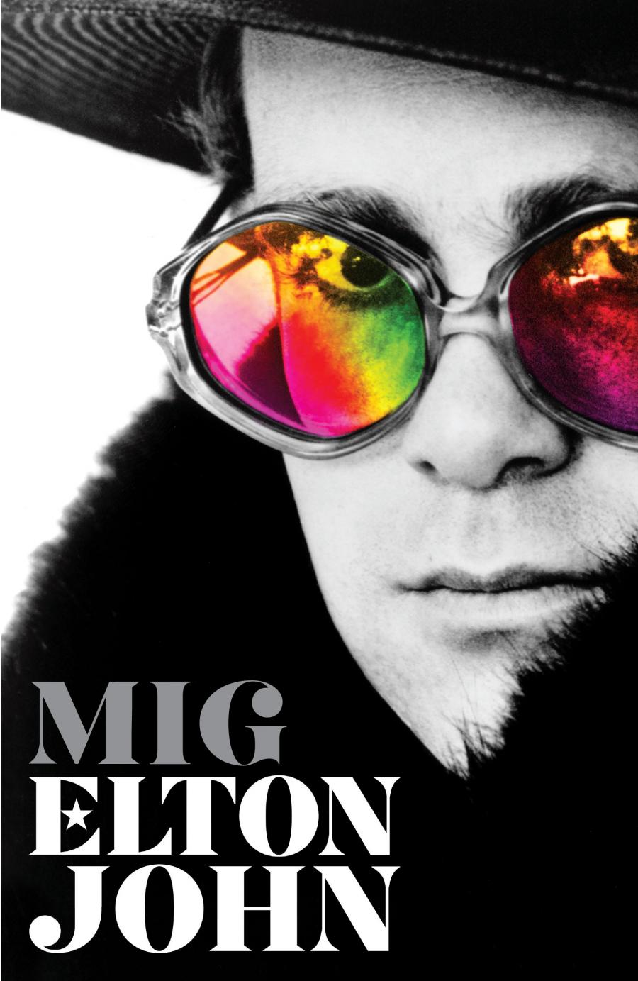 Forside på Mig af Elton John