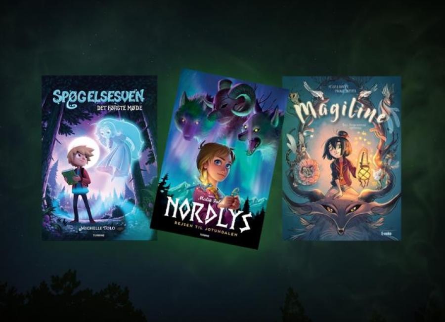 Tre nye fantasy-tegneserier for børn
