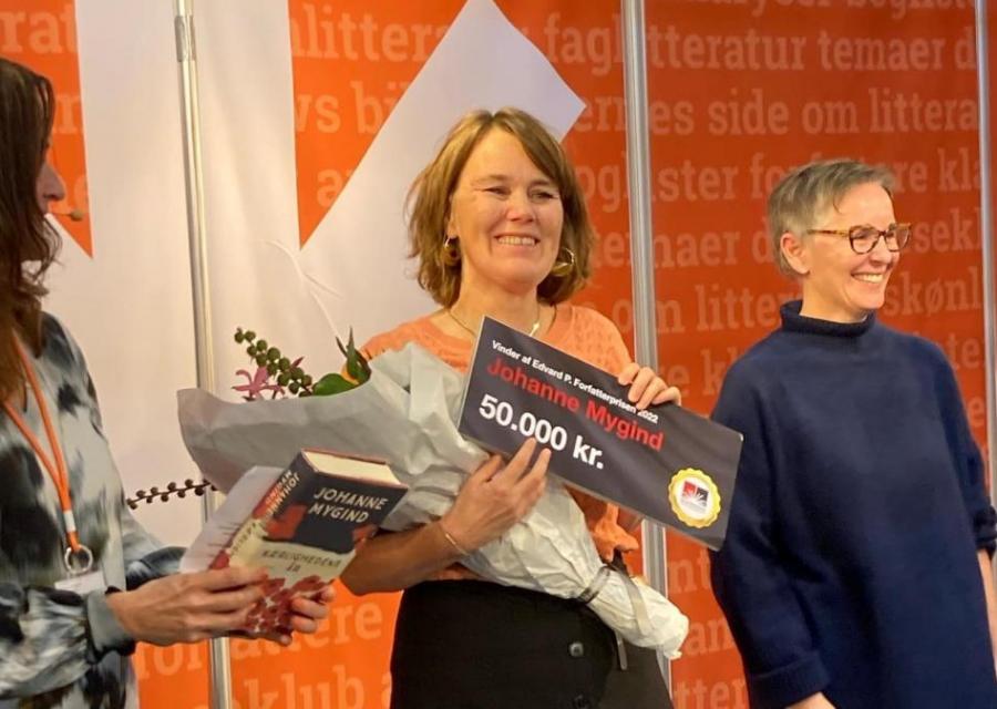 Johanne Mygind modtager Edvard P prisen 2022