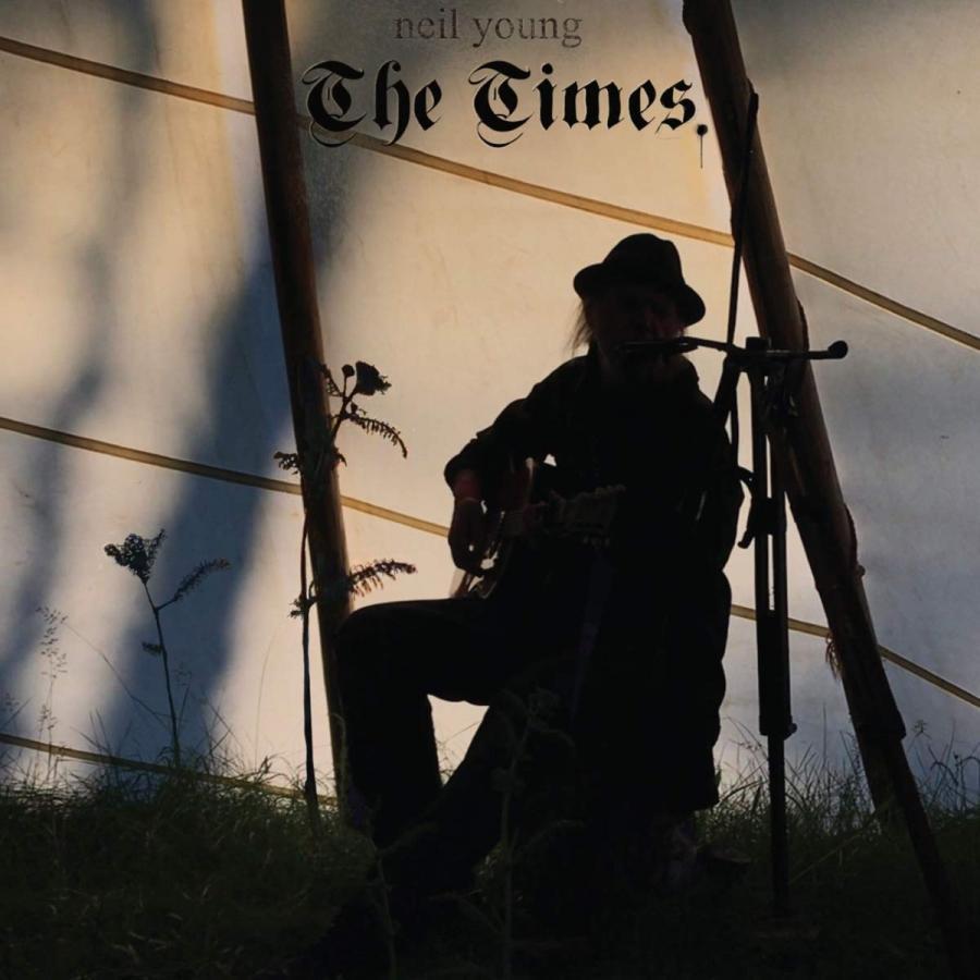 Cover på Neil Youngs plade The Times