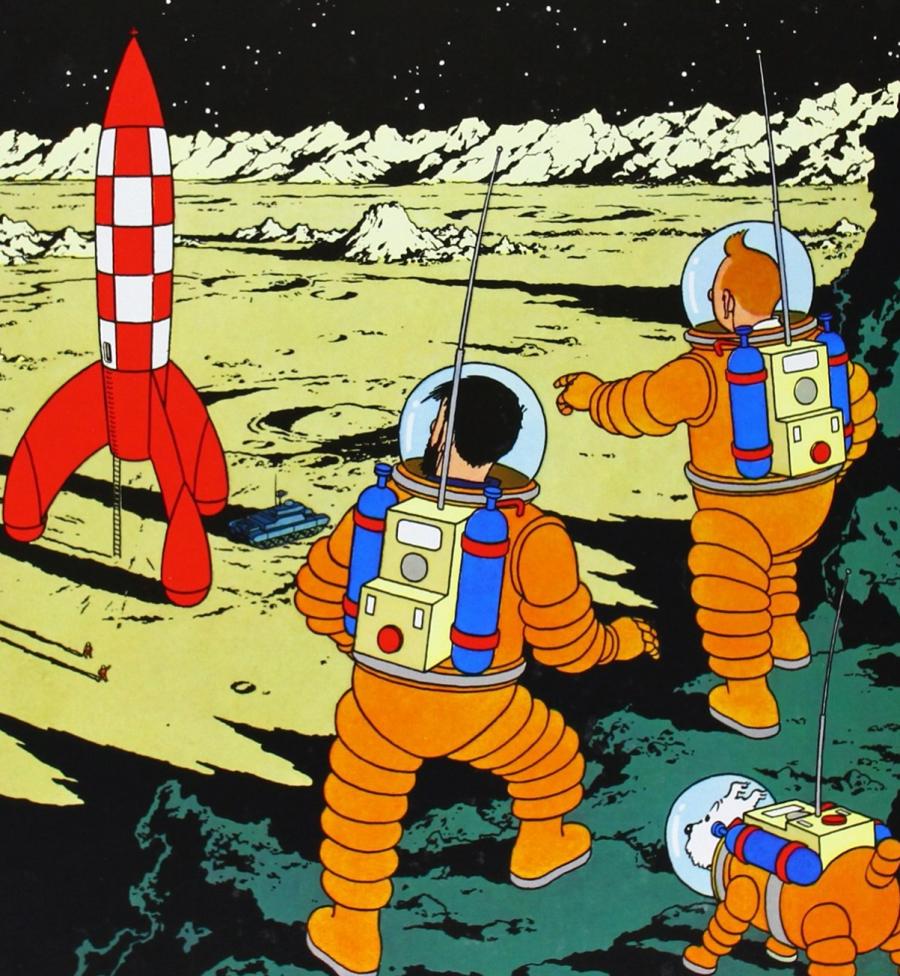 Tintin Rejsen til Månen