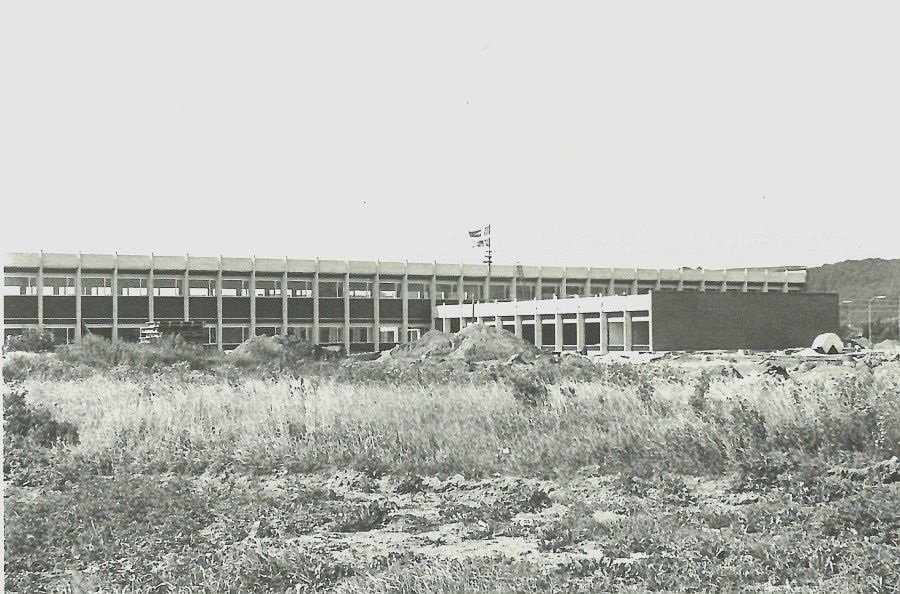 Vejle Bibliotek efter opførelsen i 1971